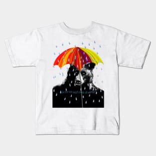 Rainy Day Bear Kids T-Shirt